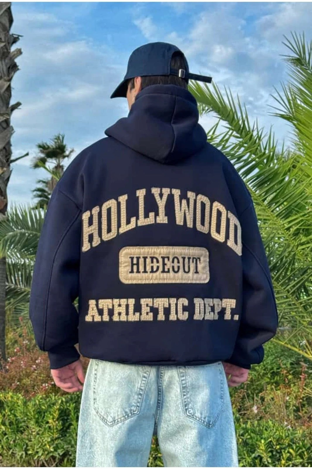Hollywood hideout athletic dept. hoodie Navy