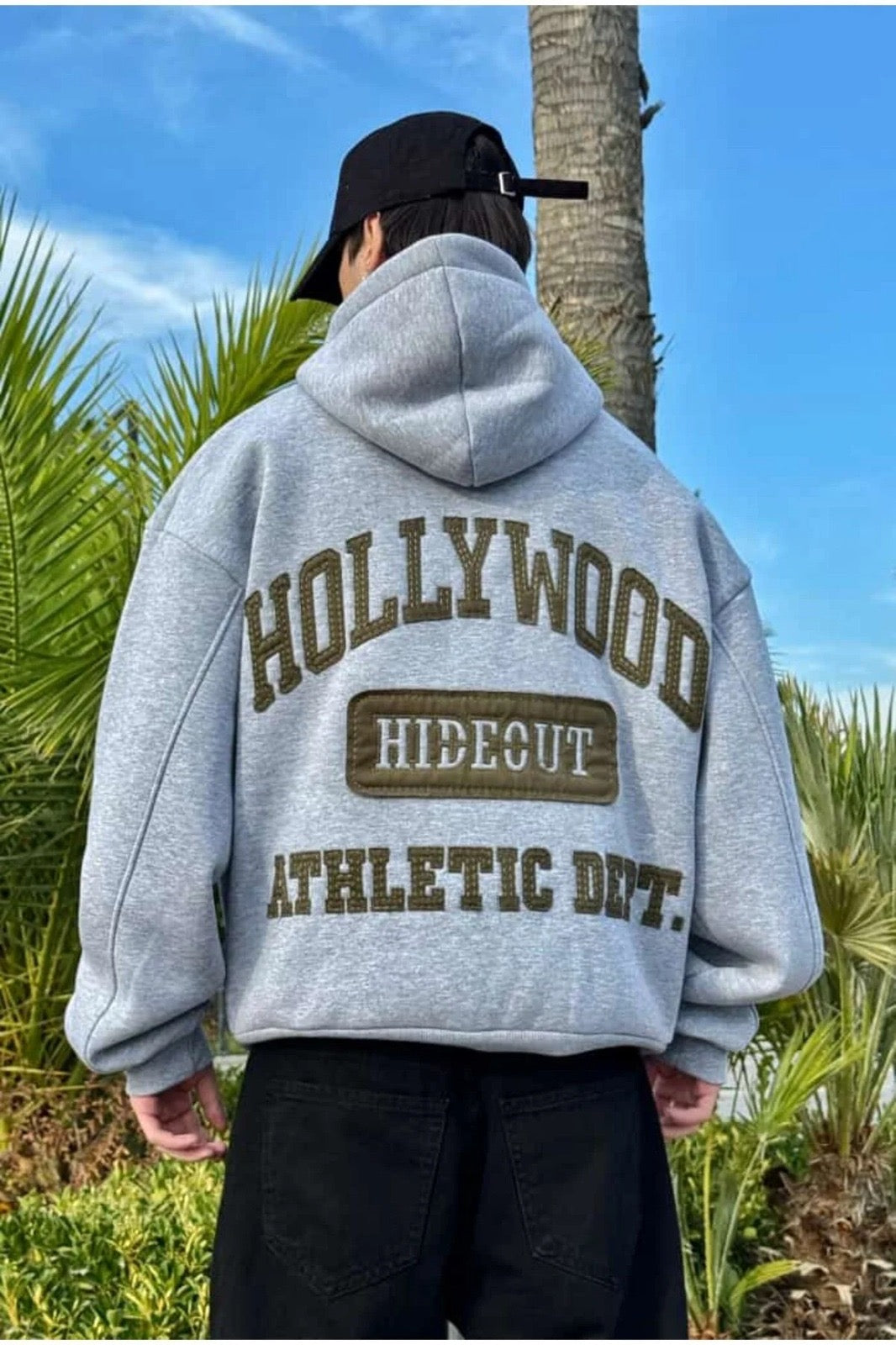 Hollywood hideout athletic dept. hoodie Grey