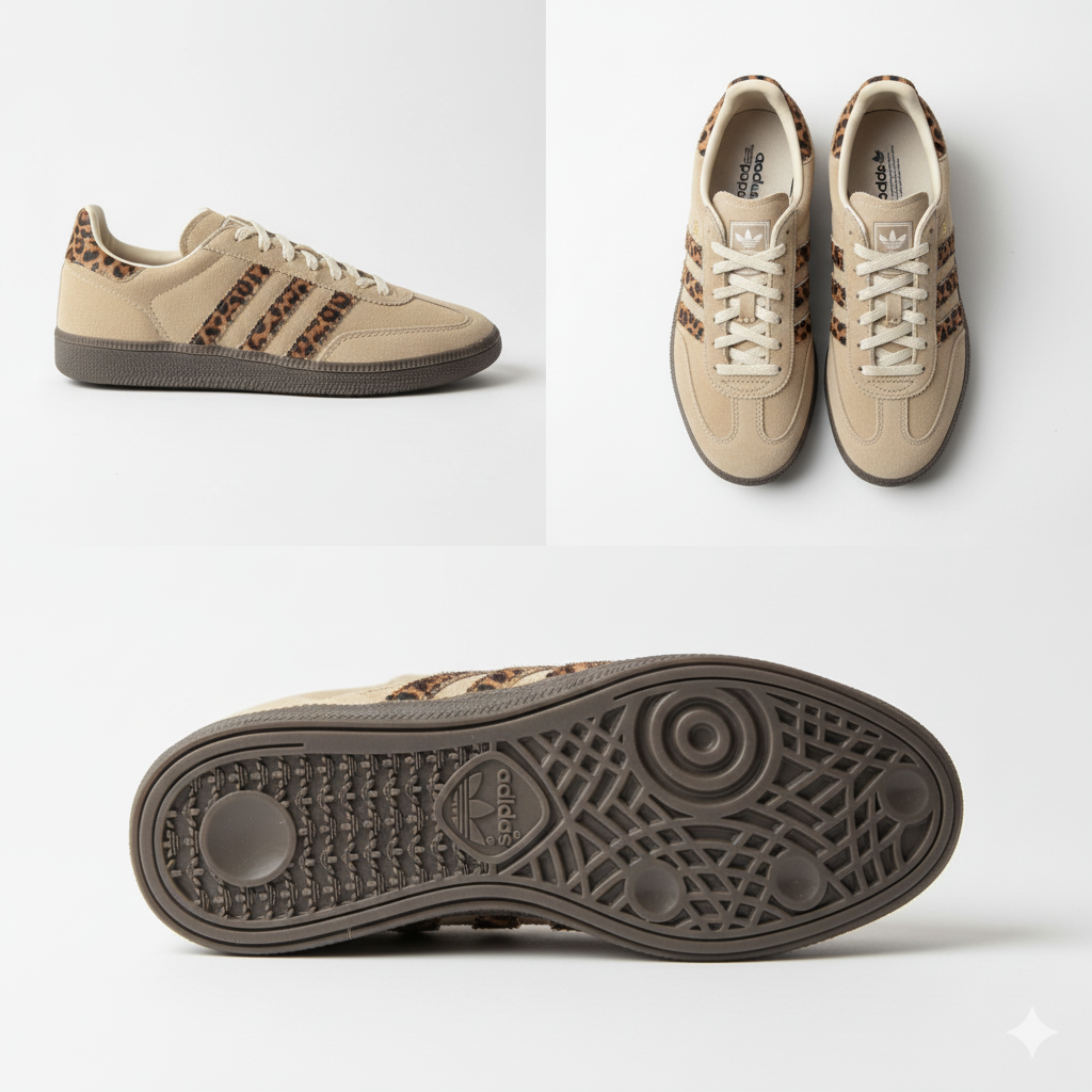 Adidas Sambas leopard