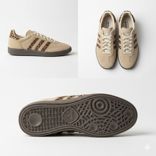 Adidas Sambas leopard